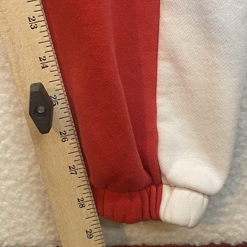 Nike Sweatpants Mens Medium Red Blue Colorblock Joggers Logo Y2K Streetwear - Picture 11 of 12
