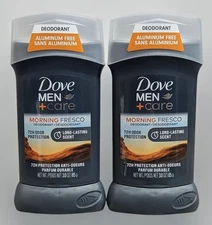 2 - Dove Men+Care Deodorant Solid Stick - Morning Fresco - Aluminum Free 72H