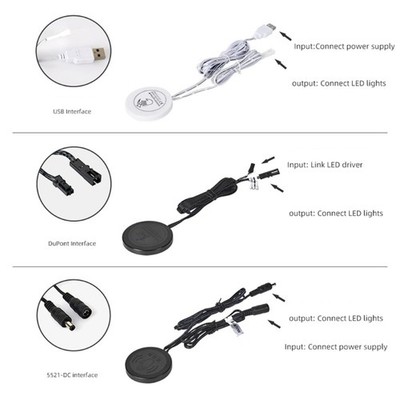 Multifunction Hand Sweeping Sensoring Switches ABS Switches for Lamp Electronic