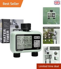 Irrigation System Controller with Waterproof Design & Customizable 7 Settings