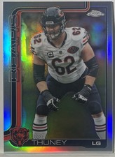 2025 TOPPS CHROME FOOTBALL JOE THUNEY REFRACTOR #50 BEARS