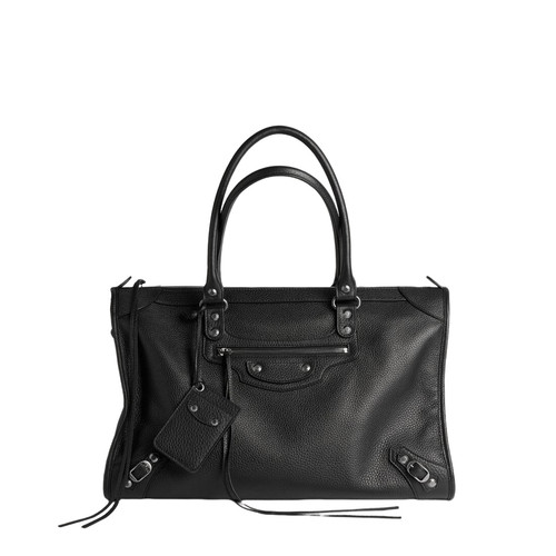 BALENCIAGA Le City Large $3550 Black Duffle Bag New & Authentic