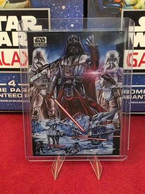 2026 Topps Chrome Star Wars Galaxy #45 Darth Vader at Hoth Base