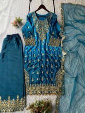 INDIAN DESIGNER NEW SALWAR KAMEEZ WEDDING BOLLYWOOD PAKISTANI PARTY WEAR DRESS