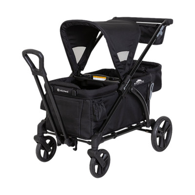 [Color: Ultra Black]Baby Trend-Expedition 2-in-1 Stroller Wagon PLUS|7004