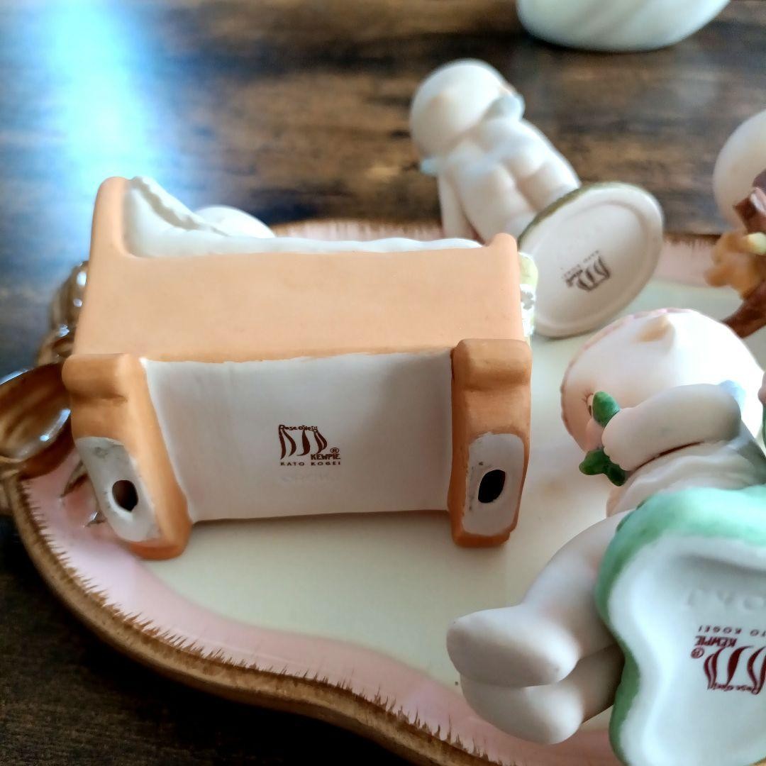 Kewpie Ceramic Figurine Lot Rose ONeill Kewpie Collectible Vintage