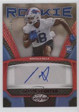2023 Certified Rookie Signatures Mirror Red 57/99 Justin Shorter #RS-1 Auto 3hd
