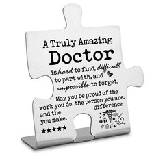 Doctor Appreciation Gifts for Women Men, 3.9 inches by inches, silver