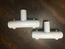 2 T-joints with clips for 12'x30" Intex pool