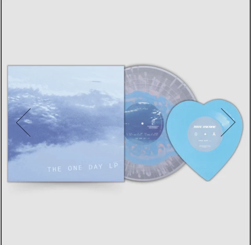 Tate McRae One Day Vinyl LP + Baby Blue Heart 10" VV Exclusive /1000 - Free Ship - Image 2 of 2