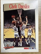 1991-92 NBA HOOPS - Supreme Court Clyde Drexler #491