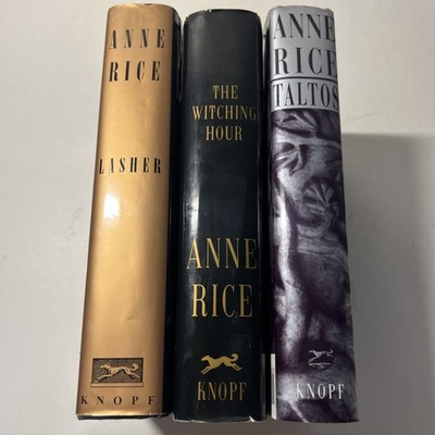 Mayfair Witches Trilogy Set by Anne Rice   First Edition Hardcover   VG