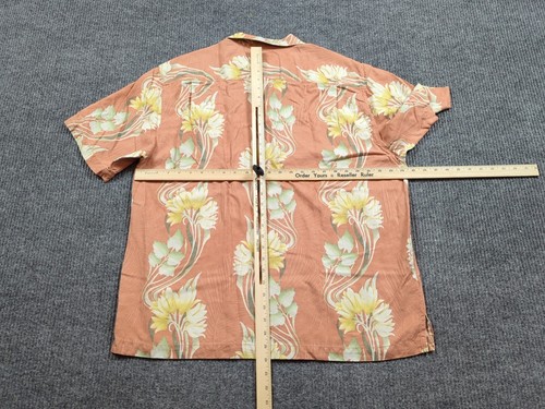 Tommy Bahama Shirt Mens XL Button Short Sleeve Silk Camp Beach Tropical Floral - Bild 5 von 7