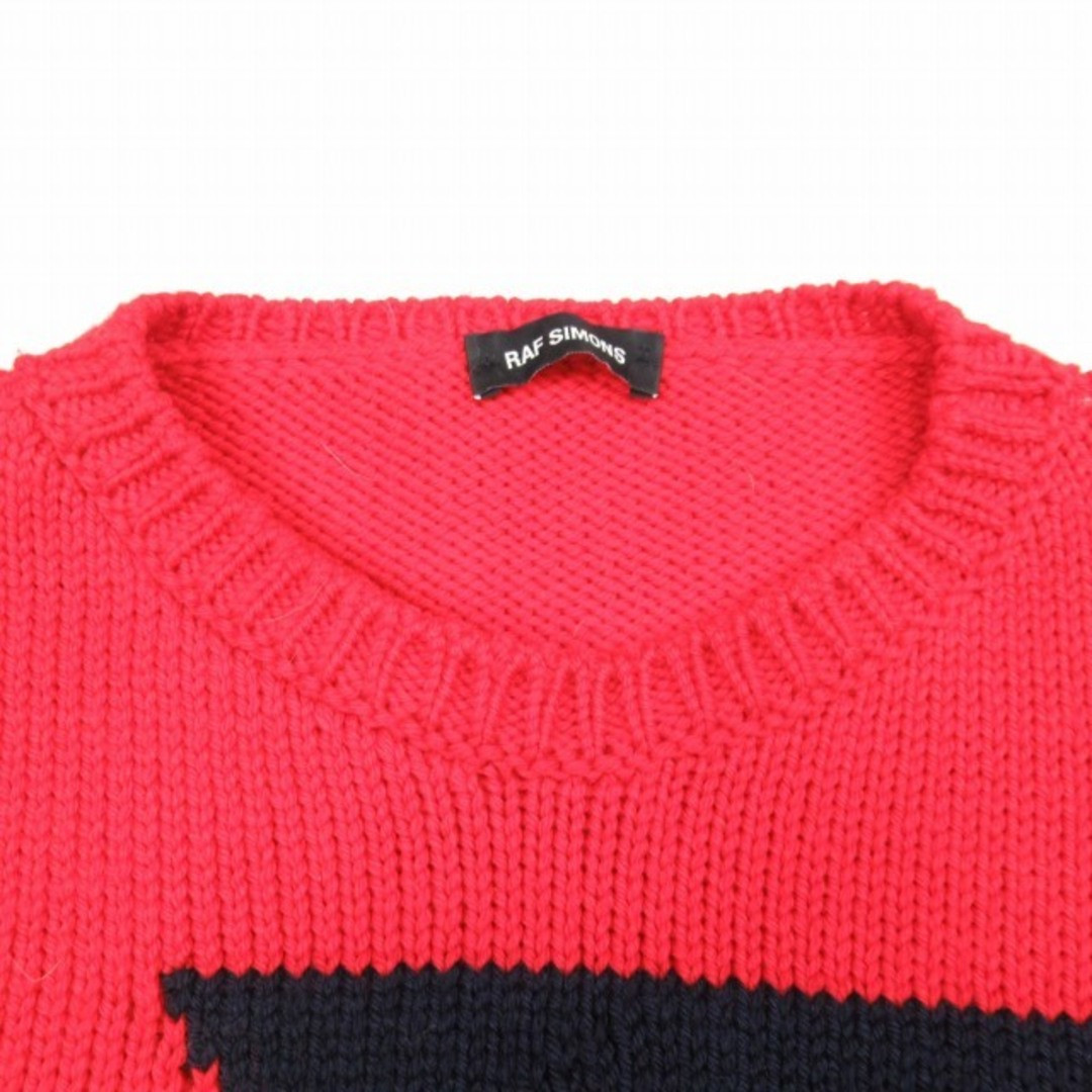 19aw Raf Simons RS Logo Cropped Knit Oversized Sweater 19aw Raf Simons RS Logo Cropped Knit Oversized Sweater