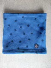 Bufanda de tubo de impacto completo de lana azul con estampado de estrellas bufanda de bucle
