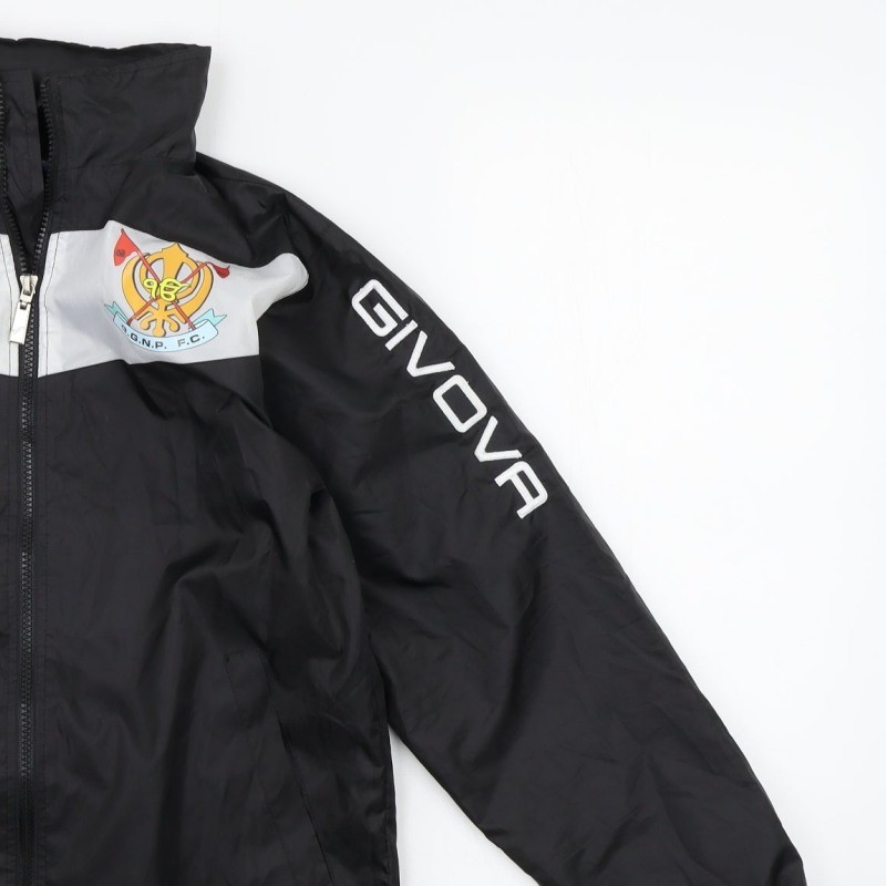 Givova Girls Jacket Coat Size 2XS Black ggnp fc Long Sleeve image 10