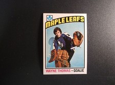 1976-77 Topps Hockey Wayne Thomas Card # 84