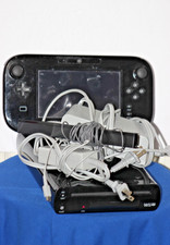 Nintendo Wii U 32GB Deluxe Console Bundle w/Gamepad And Cables. Tested  Works
