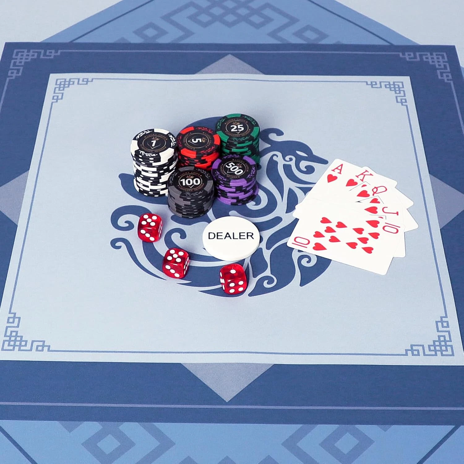 Large Mahjong Mat, Anti-Slip and Noise Reduction Table