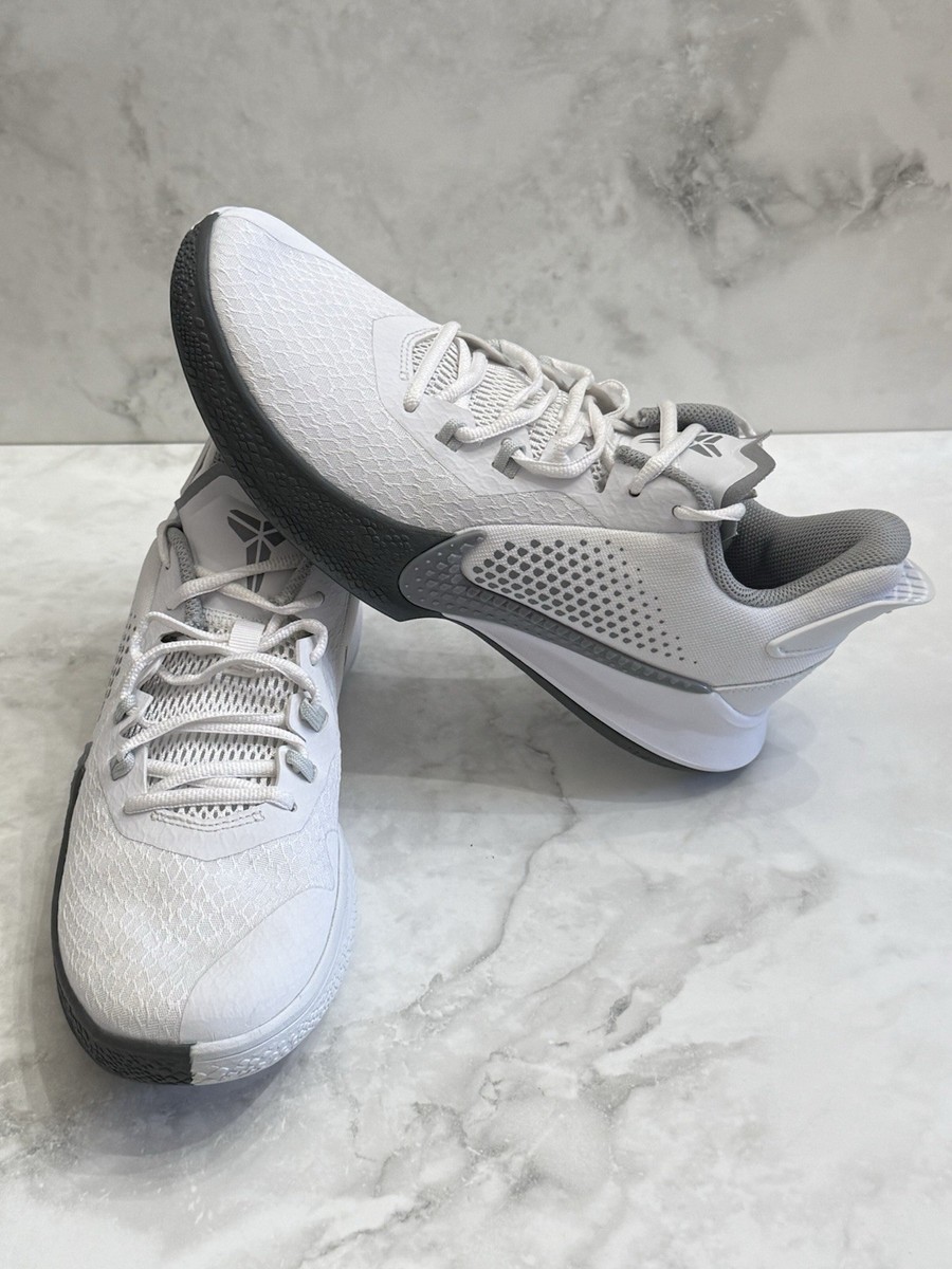 Nike Mamba Fury Kobe Bryant Basketball Shoes White Grey CK2087-100