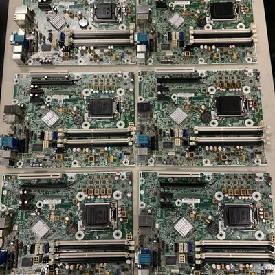 Lot of 6 HP 6200 Pro SFF Motherboard 615114-001 614036-002 Intel