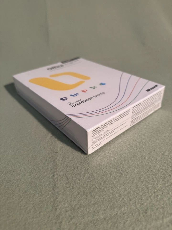 Microsoft Office Mac 2008 with expression media New Sealed - Image 3 of 4