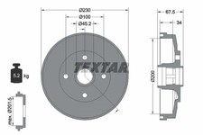 Tambour de frein Kia RIO