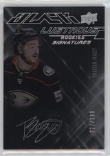 2022-23 SPx UD Black Lustrous Rookie Signatures Tier 1 Brayden Tracey Auto 18kg