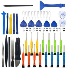 Dyuljs 42-Piece Professional Electronics Opening Pry Tool Repair Kit Steel And