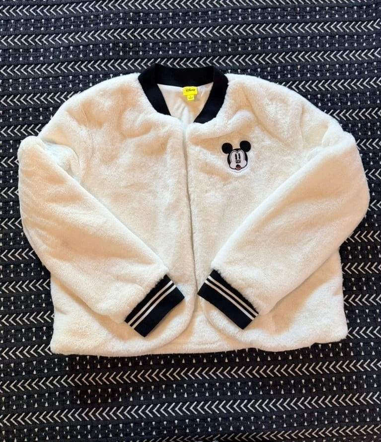 Disney Faux Fur Cream Jacket
