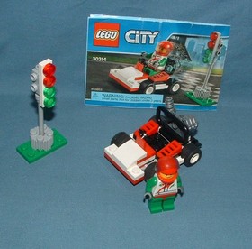 CITY, RACE SETS 60053 CAR / 30314 GO-CART / 60145 BUGGY - LEGO - USED