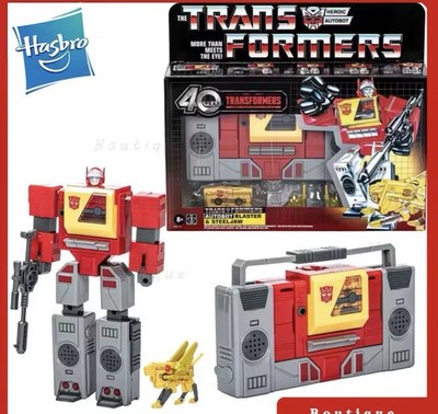 Hasbro Transformers G1 Blaster & Steeljaw 40th Anniversary Action Figure Set