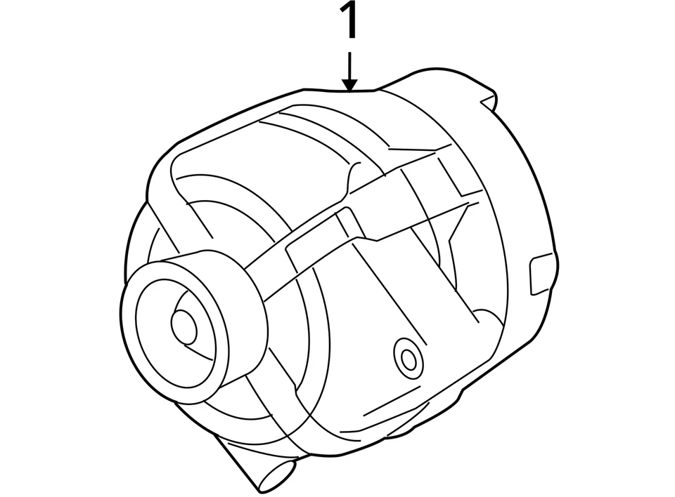 Alternator Fits 06-10 G6 730269 - Image 4 of 4