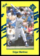 Edgar Martinez 1990 Classic Yellow #T23 Mariners MLB READ FREE SHIP AutographDen