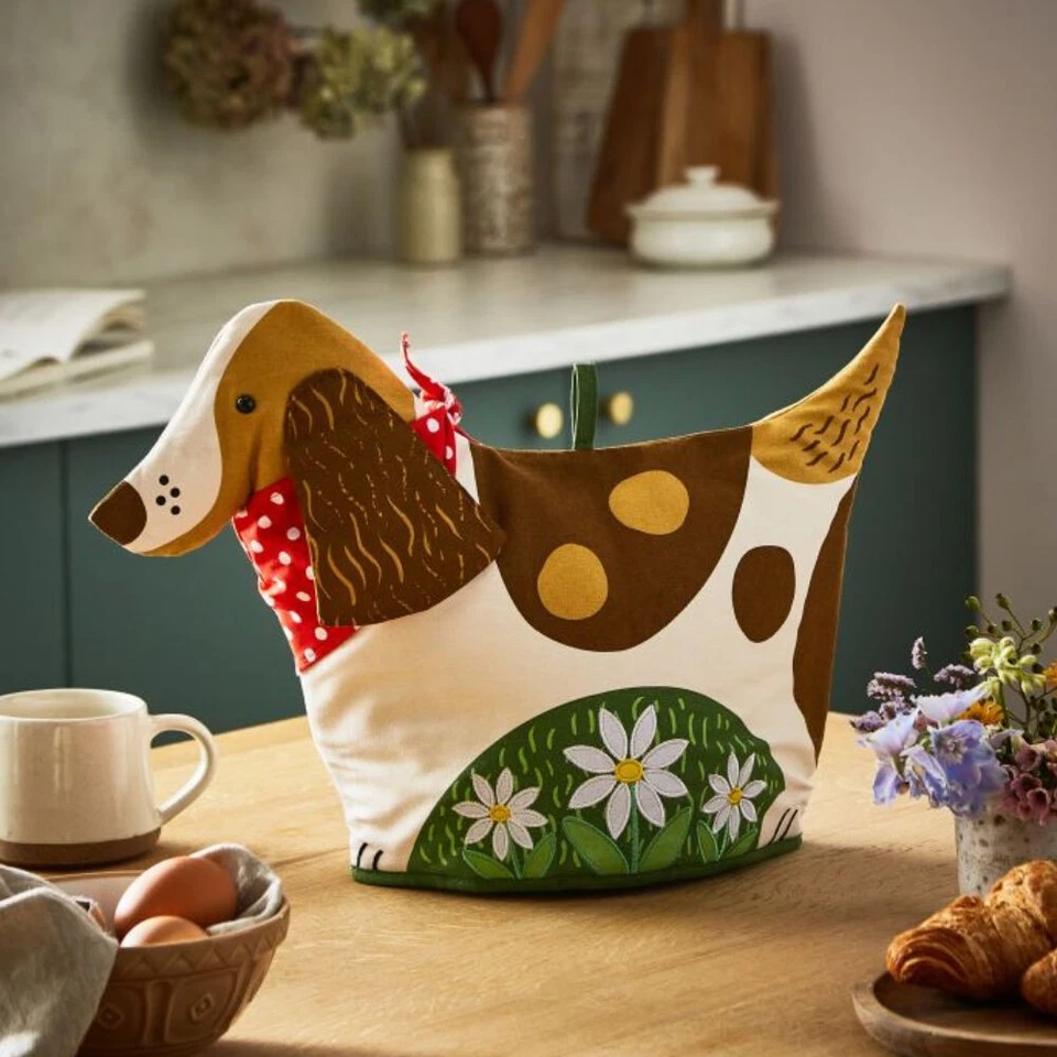 Ulster Weavers Margarita Perro Forma Acogedor Té Marrón - 29 x 33 x 3 cm Foto 2 de 2