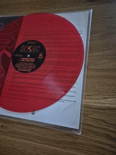 AC/DC The Razors Edge Promo Sampler Red UK 1990 Vinyl Record - Picture 13 of 14