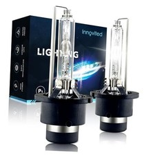 HID Xenon Headlight Bulbs High Low Beam 66040 66240 D2S 12000K Pure Blue