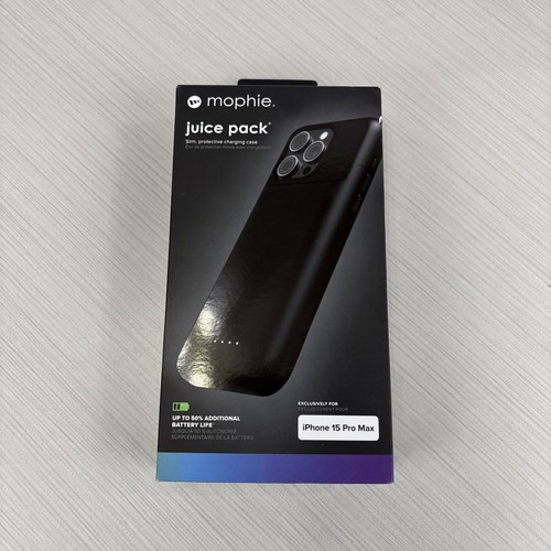 ORIGINAL mophie Juice Pack Battery Case für Apple iPhone 15 Pro Max - Schwarz