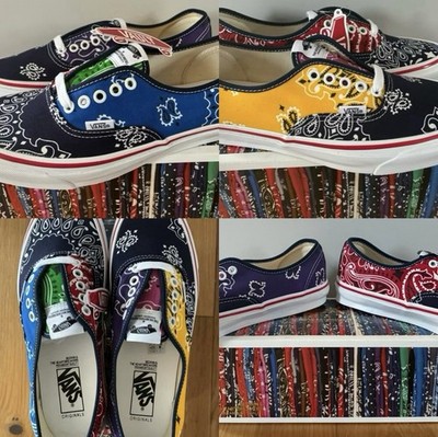 Vans Vault UA OG Authentic LX x Bedwin & The Heartbreakers UK 8 - Paisley Design