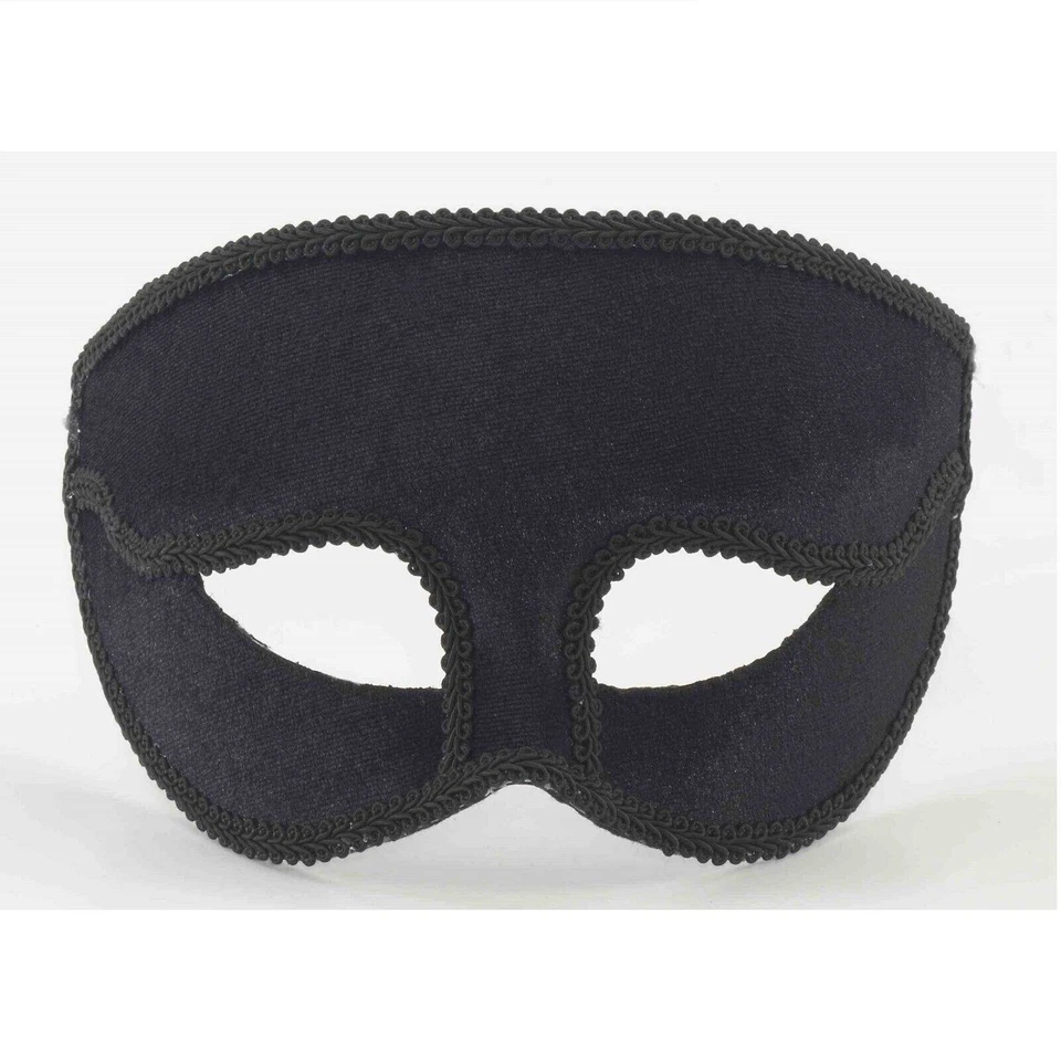 Black Headband Venetian Mask Costume - Image 2 of 2