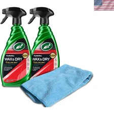 Turtle Wax 1-Step Wax & Dry - 26 oz Double Pack - Effortless Shine & Protection!