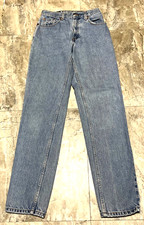 Vintage 90s Levis 550 Jeans Juniors 7 W27xL32 Relaxed Fit Tapered Leg