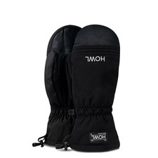 Howl Team Midweight Snowboard Mitts, Unisex Extra Large / XL, Black New