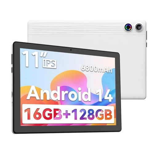 11 inch Android 14 Tablets 10+128GB IPS HD Octa-Core Touchscreen Dual Camera
