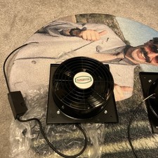 Power Star Electrical Extractor Fans 8 Black Grill with Speed Controller 230V