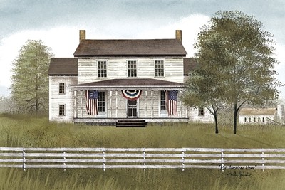 Jacobs, Billy 18x15 White Modern Wood Framed Museum Art Print Titled - Forgotten Homestead
