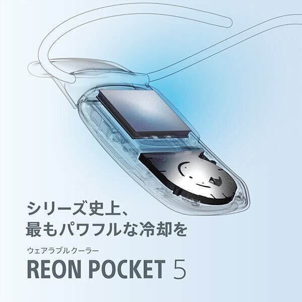 2024 model Sony Reon Pocket 5 RNPK-5T Wearable Thermo Device