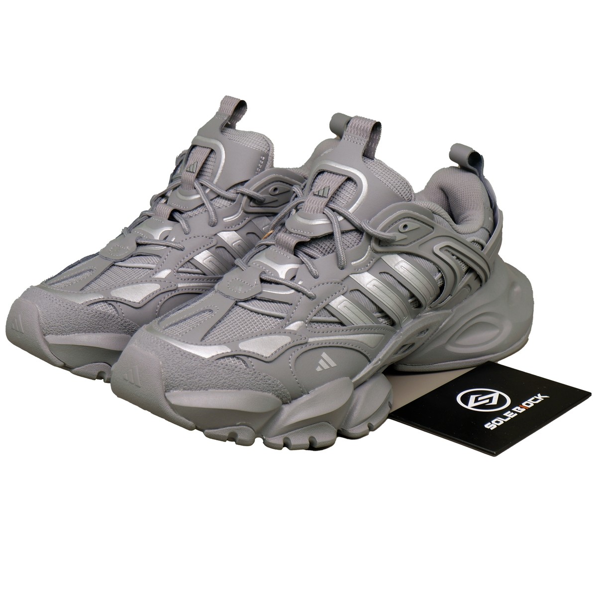 adidas XLG RUNNER DELUXE Running Shoes JR9174 Unisex Gray | eBay