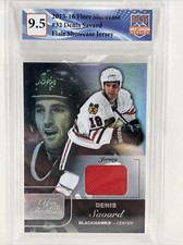 2015 16 Upper Deck #32 DENIS SAVARD FLAIR JERSEY Card GCG 9.5 GEM CANADA GRADED