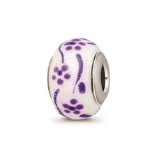 Reflection Beads Sterling Silver Purple Glitt...